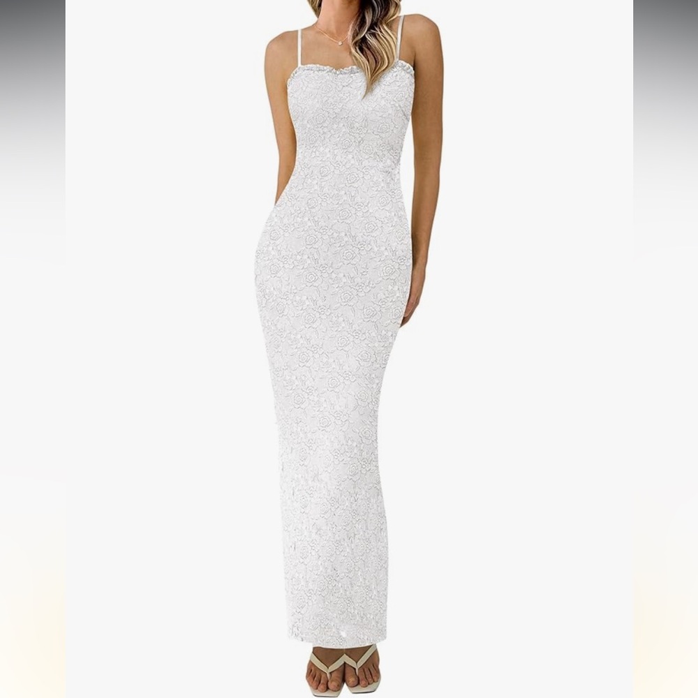 White lace bodycon Dress